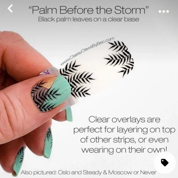 *Retired* Color Street: Palm Before the Storm | Tropical Summer Beach Party - Picture 9 of 12